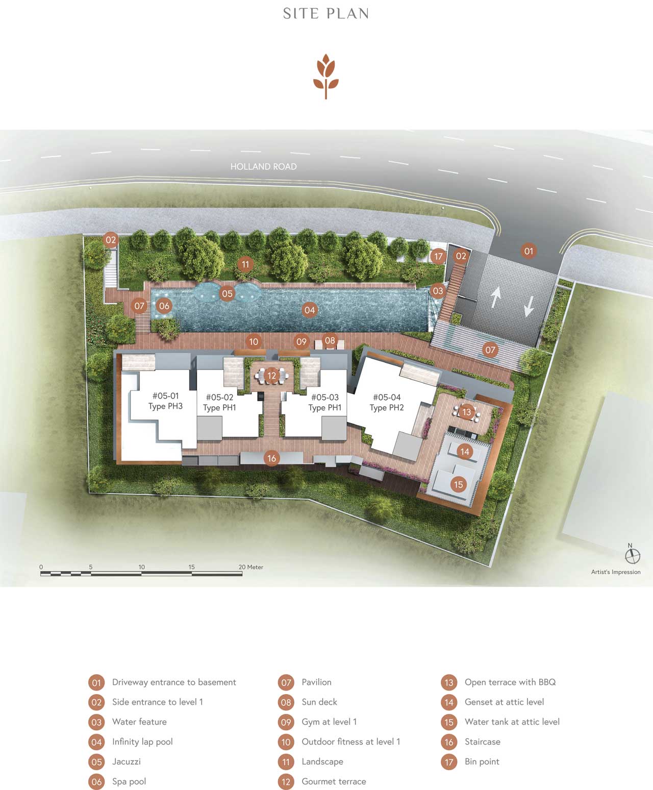 mooi residences site plan
